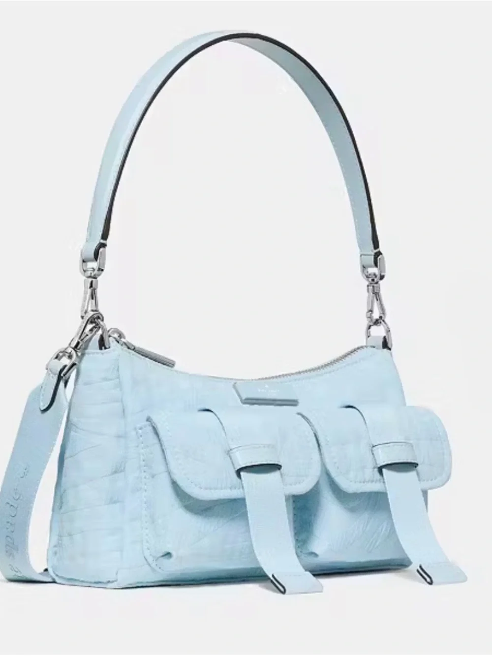 Kate Spade Carter Zebra Cargo Crossbody Bag in Blue multicolor
